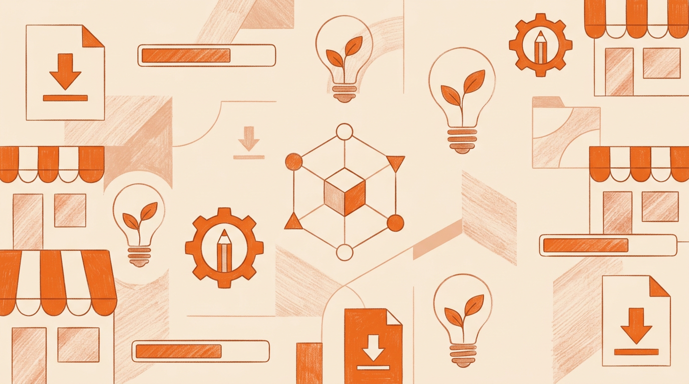 Illustration for blog How to Sell Digital Products on Etsy