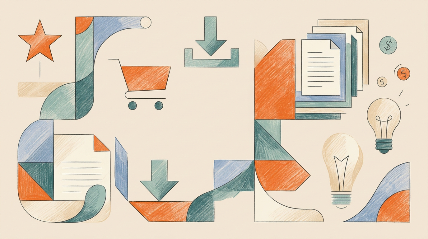 Illustration for blog Etsy SEO Tips for Beginners