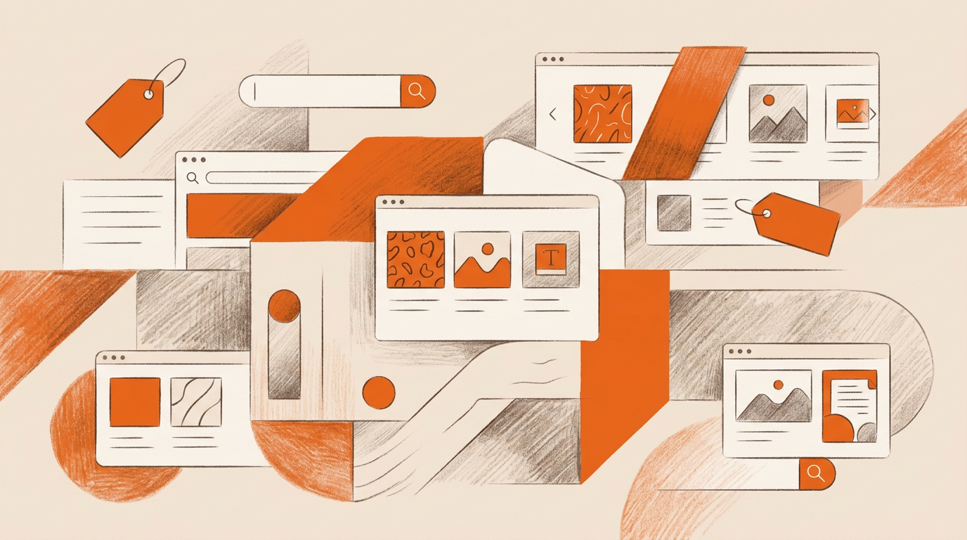 Illustration for blog How to Use Etsy Tags for More Visibility